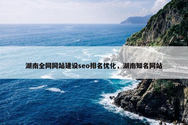 湖南全网网站建设seo排名优化，湖南知名网站