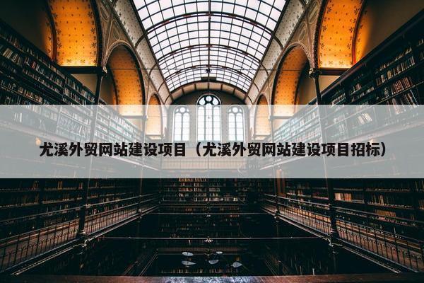 尤溪外贸网站建设项目（尤溪外贸网站建设项目招标）