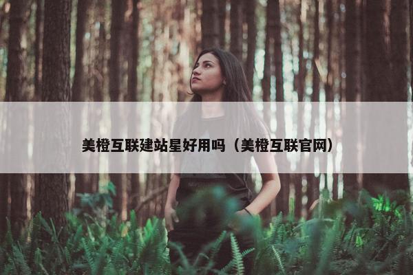 美橙互联建站星好用吗（美橙互联官网）