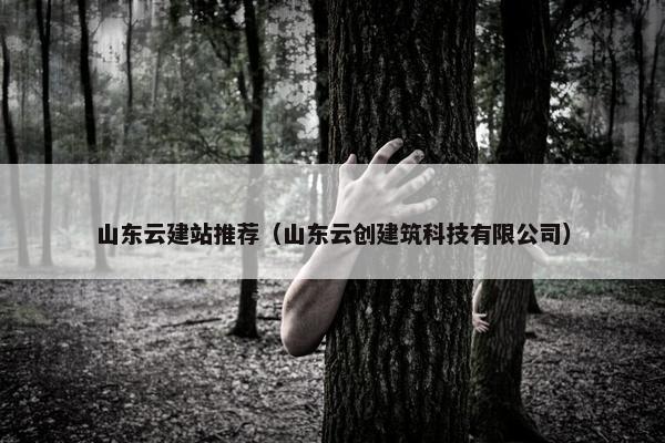 山东云建站推荐（山东云创建筑科技有限公司）