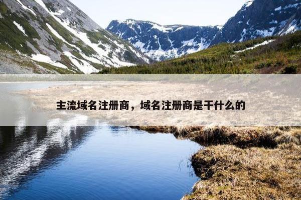 主流域名注册商，域名注册商是干什么的