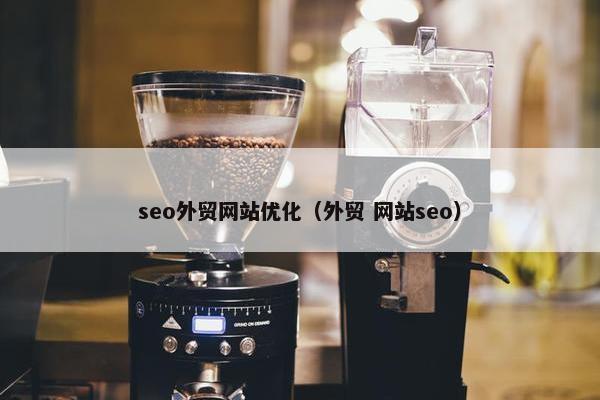 seo外贸网站优化（外贸 网站seo）