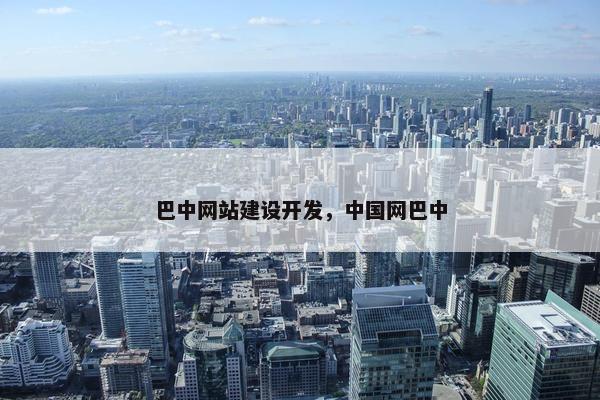 巴中网站建设开发，中国网巴中