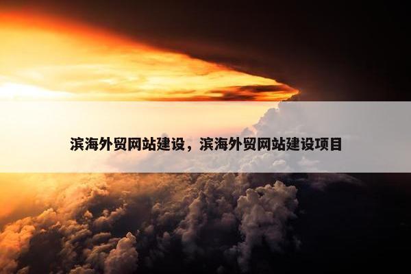 滨海外贸网站建设，滨海外贸网站建设项目