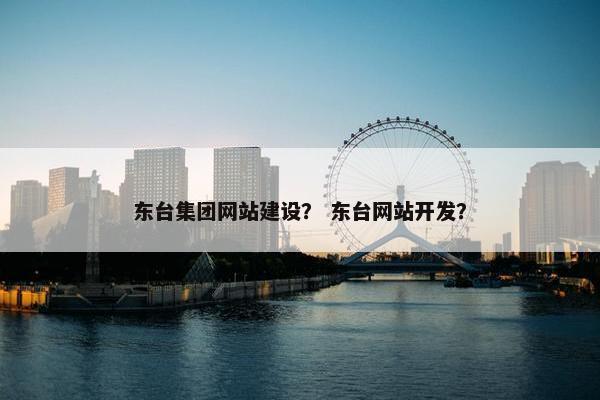 东台集团网站建设？ 东台网站开发？
