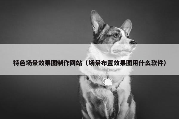特色场景效果图制作网站（场景布置效果图用什么软件）