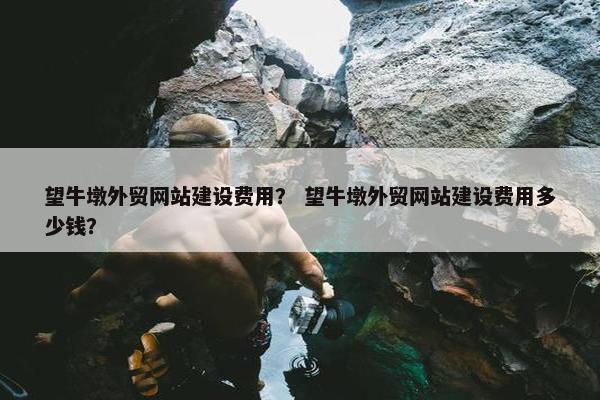 望牛墩外贸网站建设费用？ 望牛墩外贸网站建设费用多少钱？
