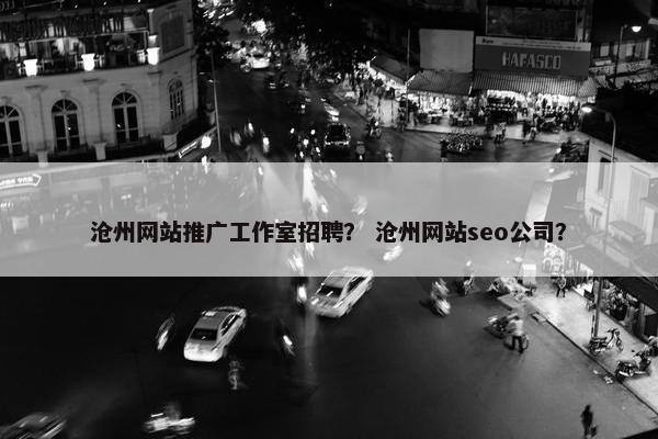 沧州网站推广工作室招聘？ 沧州网站seo公司？