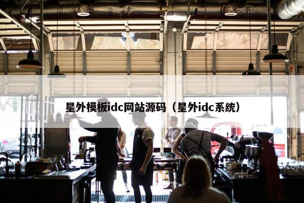 星外模板idc网站源码（星外idc系统）