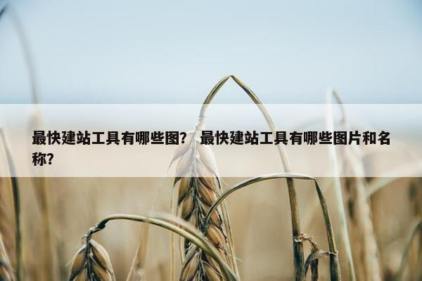 最快建站工具有哪些图？ 最快建站工具有哪些图片和名称？