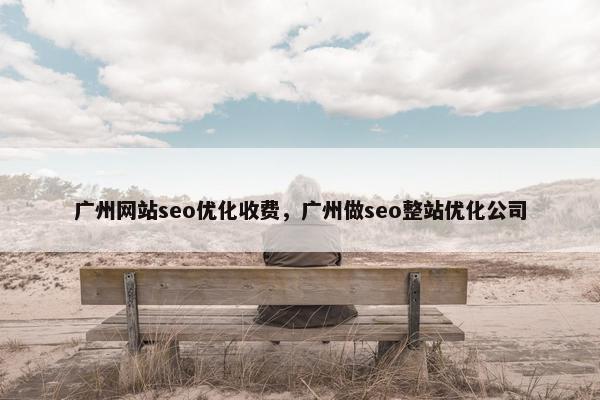 广州网站seo优化收费，广州做seo整站优化公司
