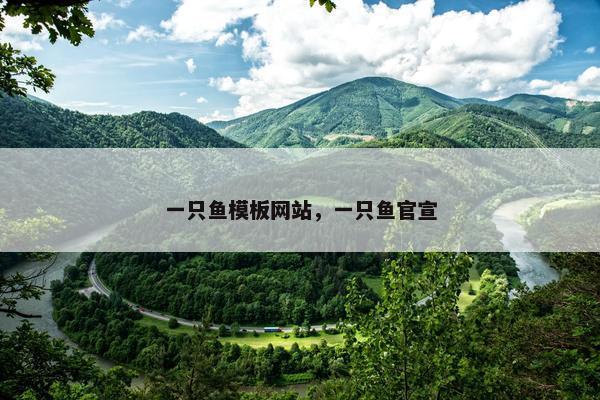 一只鱼模板网站，一只鱼官宣