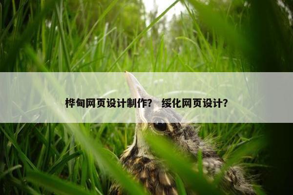 桦甸网页设计制作？ 绥化网页设计？