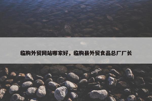 临朐外贸网站哪家好，临朐县外贸食品总厂厂长