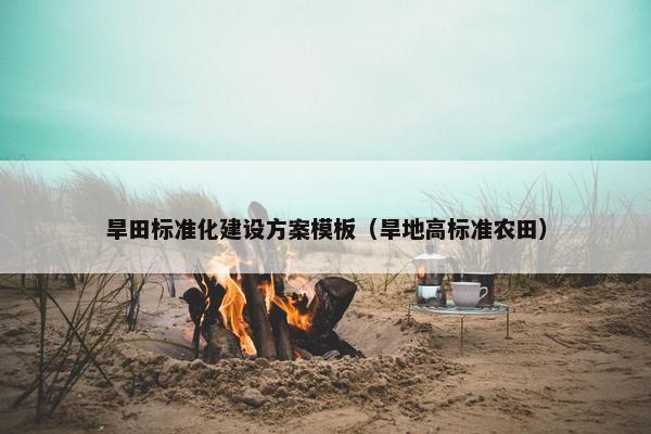 旱田标准化建设方案模板（旱地高标准农田）