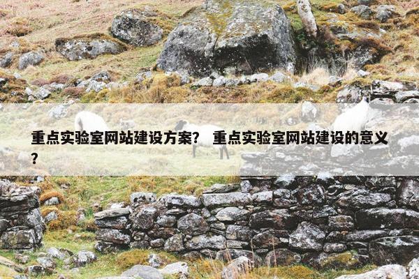 重点实验室网站建设方案？ 重点实验室网站建设的意义？
