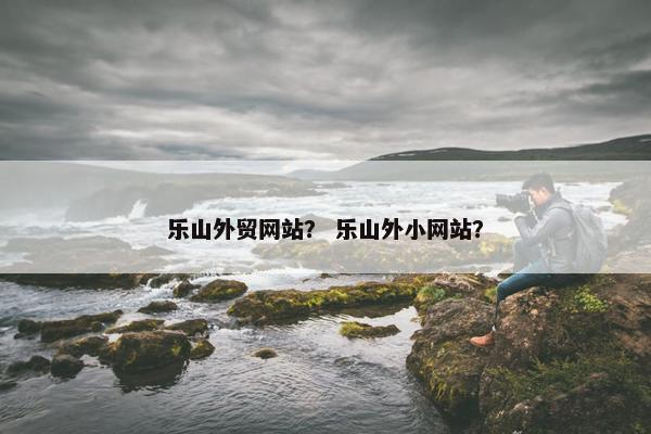 乐山外贸网站？ 乐山外小网站？
