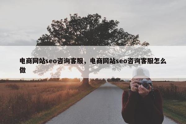 电商网站seo咨询客服，电商网站seo咨询客服怎么做