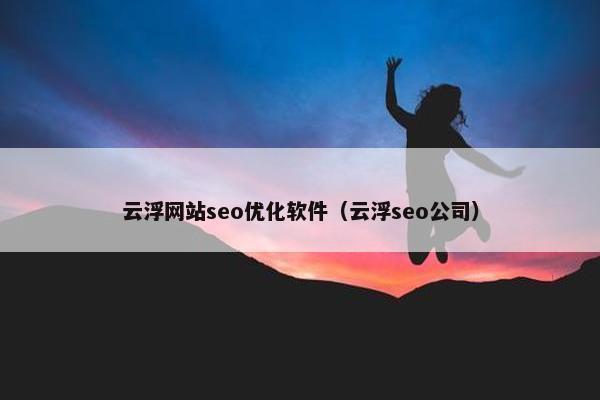 云浮网站seo优化软件（云浮seo公司）