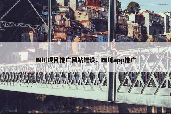 四川项目推广网站建设，四川app推广