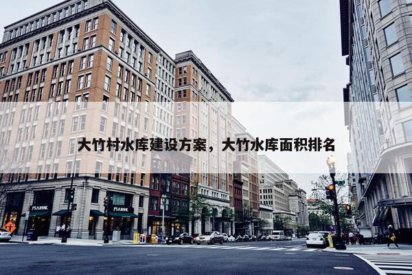 大竹村水库建设方案，大竹水库面积排名