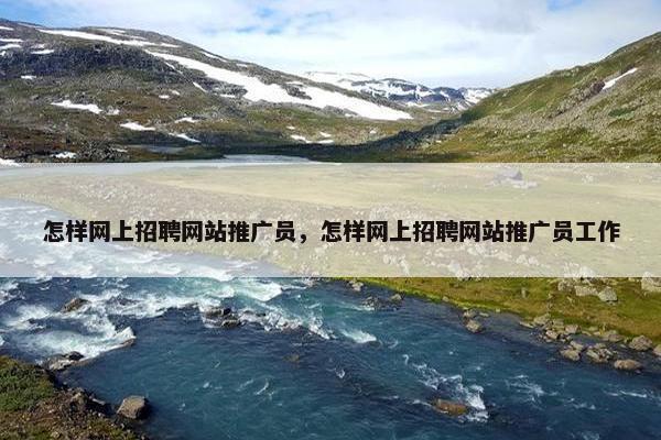 怎样网上招聘网站推广员，怎样网上招聘网站推广员工作