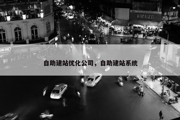 自助建站优化公司，自助建站系统