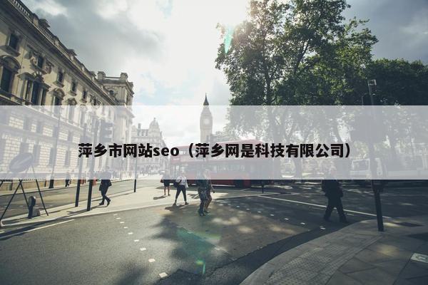 萍乡市网站seo（萍乡网是科技有限公司）
