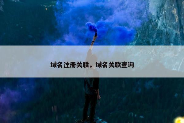 域名注册关联，域名关联查询