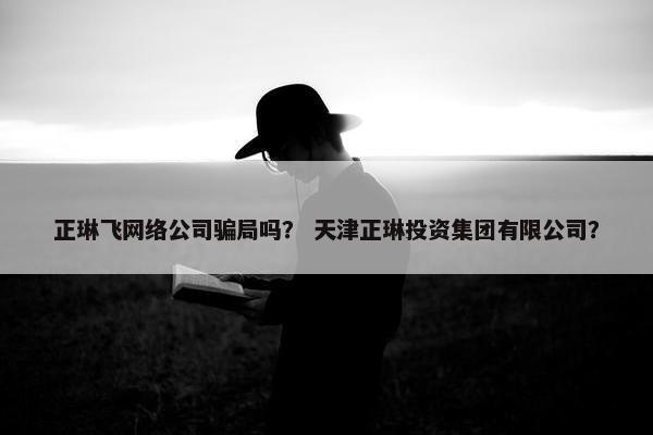 正琳飞网络公司骗局吗？ 天津正琳投资集团有限公司？