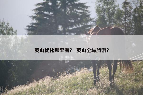 英山优化哪里有？ 英山全域旅游？