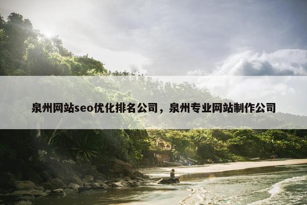 泉州网站seo优化排名公司，泉州专业网站制作公司