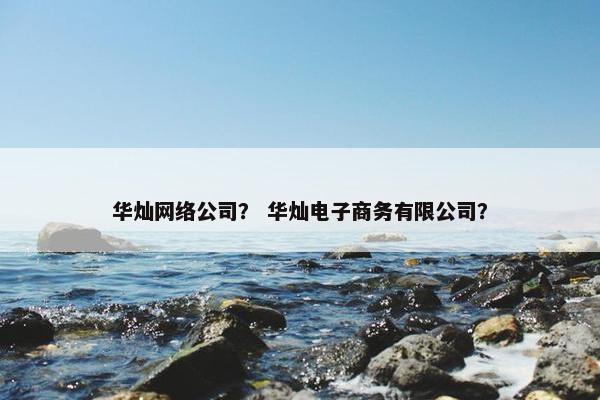 华灿网络公司？ 华灿电子商务有限公司？