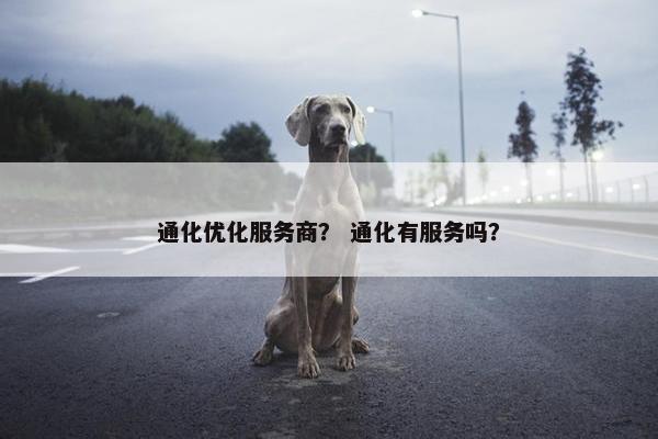 通化优化服务商？ 通化有服务吗？