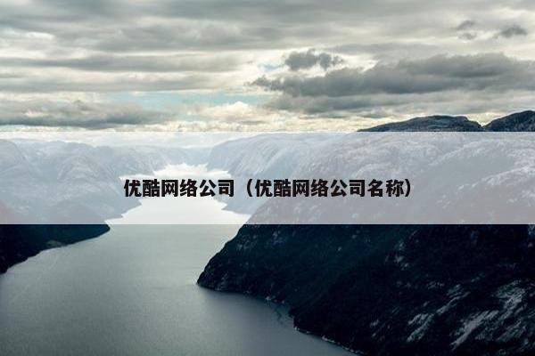优酷网络公司（优酷网络公司名称）