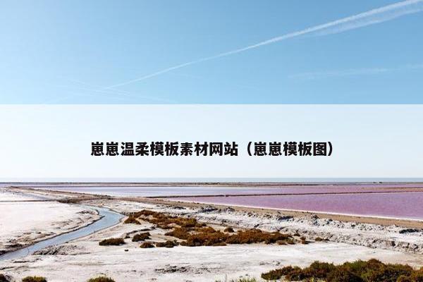 崽崽温柔模板素材网站（崽崽模板图）