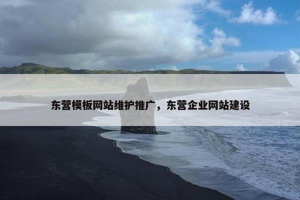 东营模板网站维护推广，东营企业网站建设