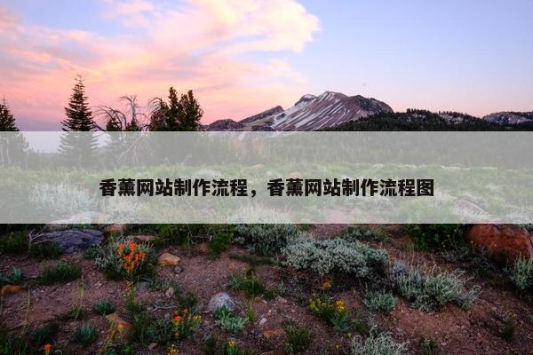 香薰网站制作流程，香薰网站制作流程图
