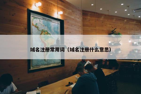 域名注册常用词（域名注册什么意思）
