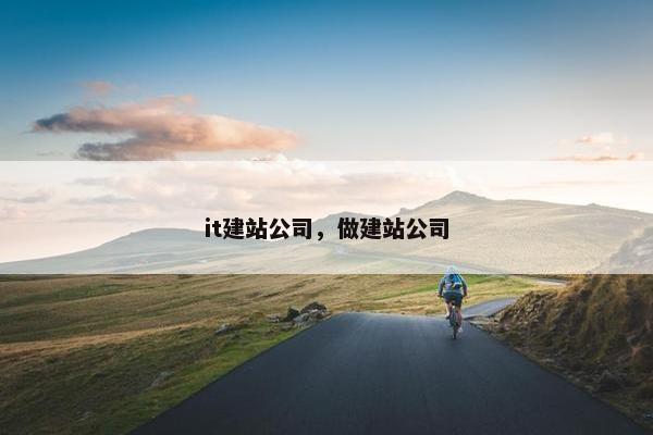 it建站公司，做建站公司