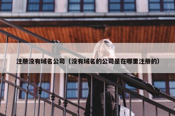 注册没有域名公司（没有域名的公司是在哪里注册的）
