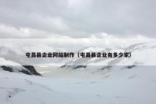 屯昌县企业网站制作（屯昌县企业有多少家）