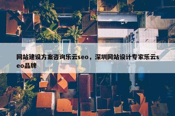 网站建设方案咨询乐云seo，深圳网站设计专家乐云seo品牌