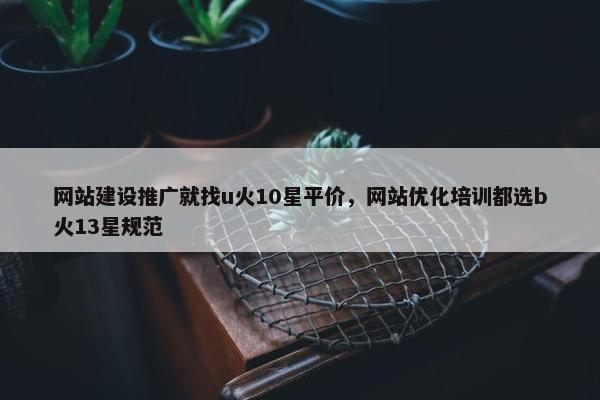 网站建设推广就找u火10星平价，网站优化培训都选b火13星规范