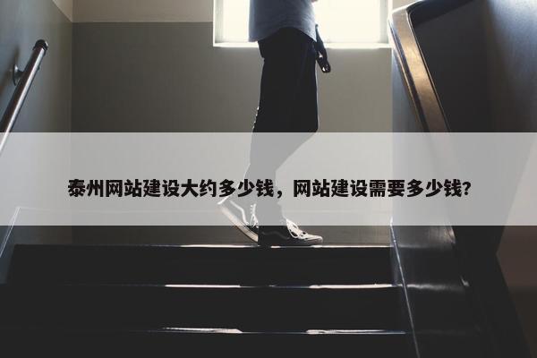 泰州网站建设大约多少钱，网站建设需要多少钱?