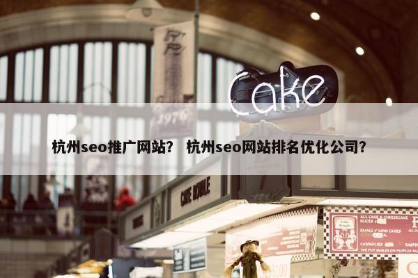 杭州seo推广网站？ 杭州seo网站排名优化公司？