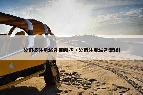 公司必注册域名有哪些（公司注册域名流程）