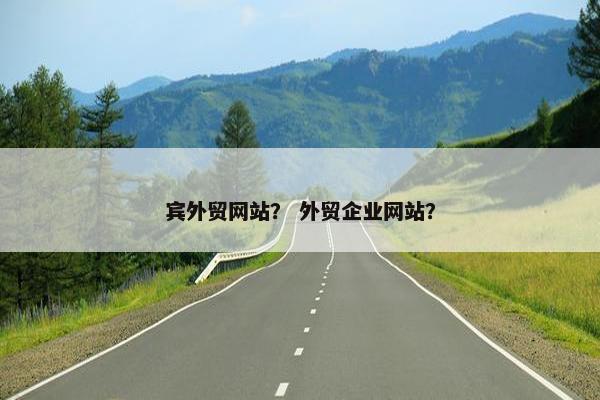 宾外贸网站？ 外贸企业网站？