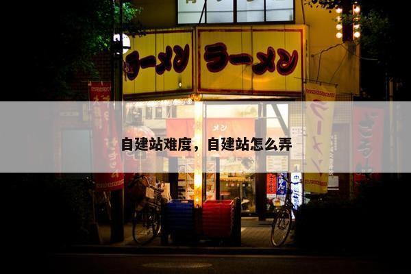 自建站难度，自建站怎么弄