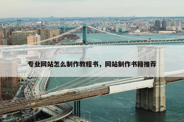 专业网站怎么制作教程书，网站制作书籍推荐